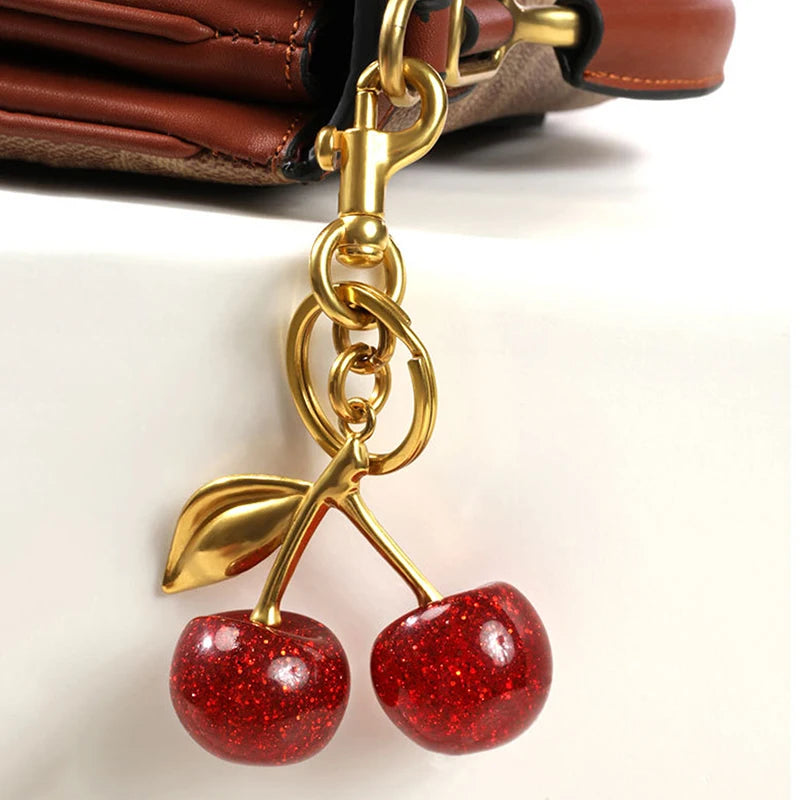 Shimmery cherry charm