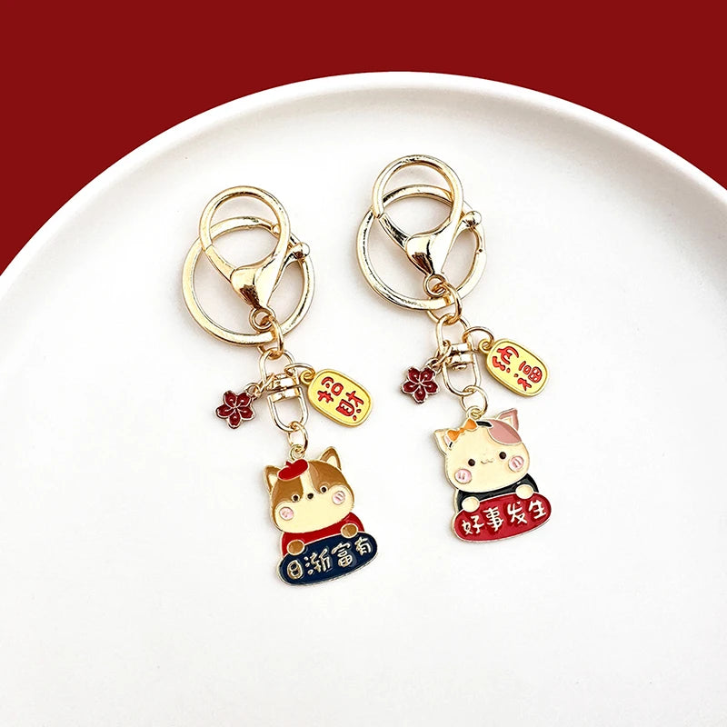 Fortune cat charm