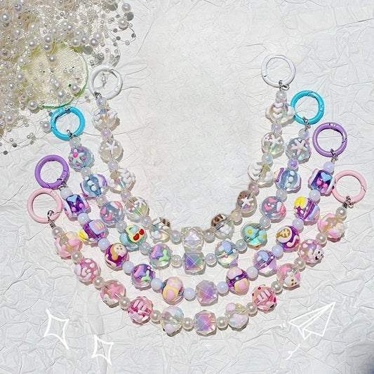 Colorful beaded charm