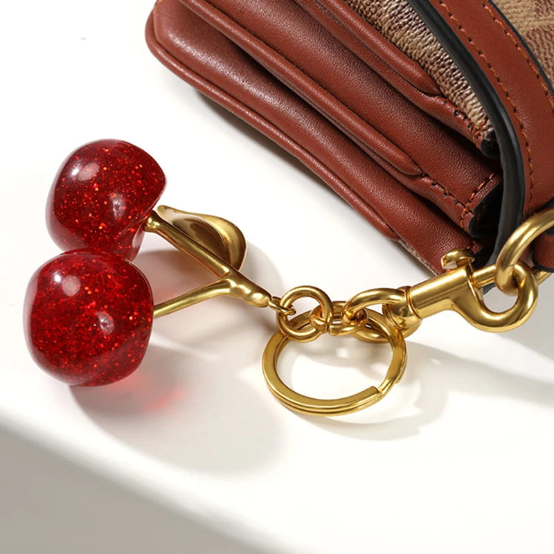 Shimmery cherry charm