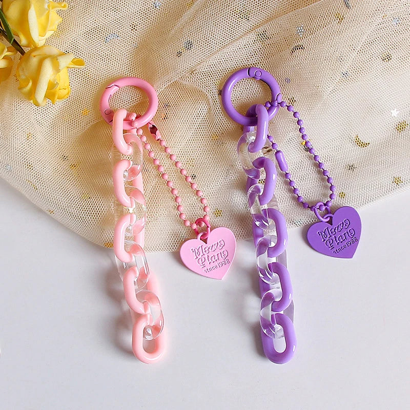 Chain & heart charm