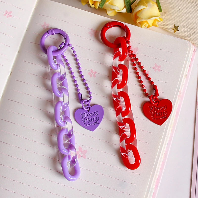 Chain & heart charm