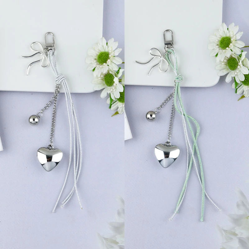 Silver heart charm