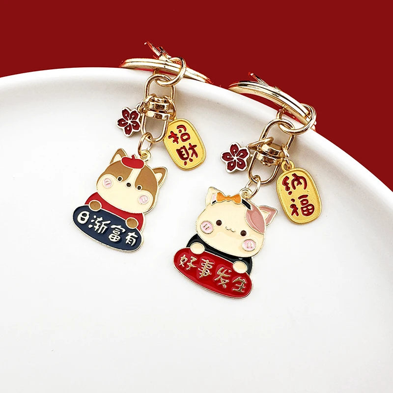 Fortune cat charm