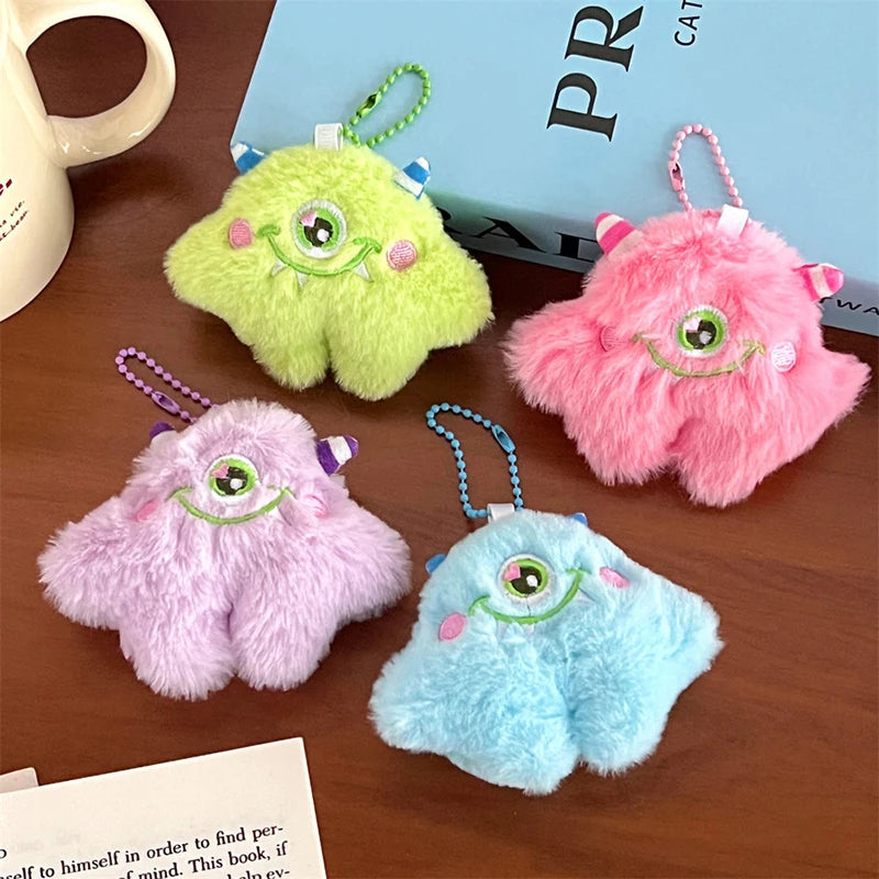 Plush little monster charm